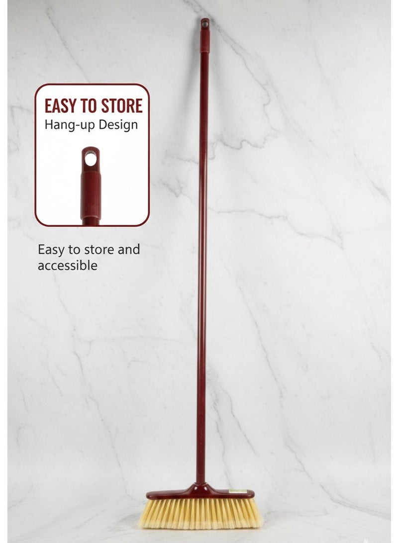 Sweet Home Heavy Duty Floor Broom with Long Handle | Hard Bristle Cleaning Broom for Home, Kitchen, Office, Bathroom & Outdoor Use - Image 5